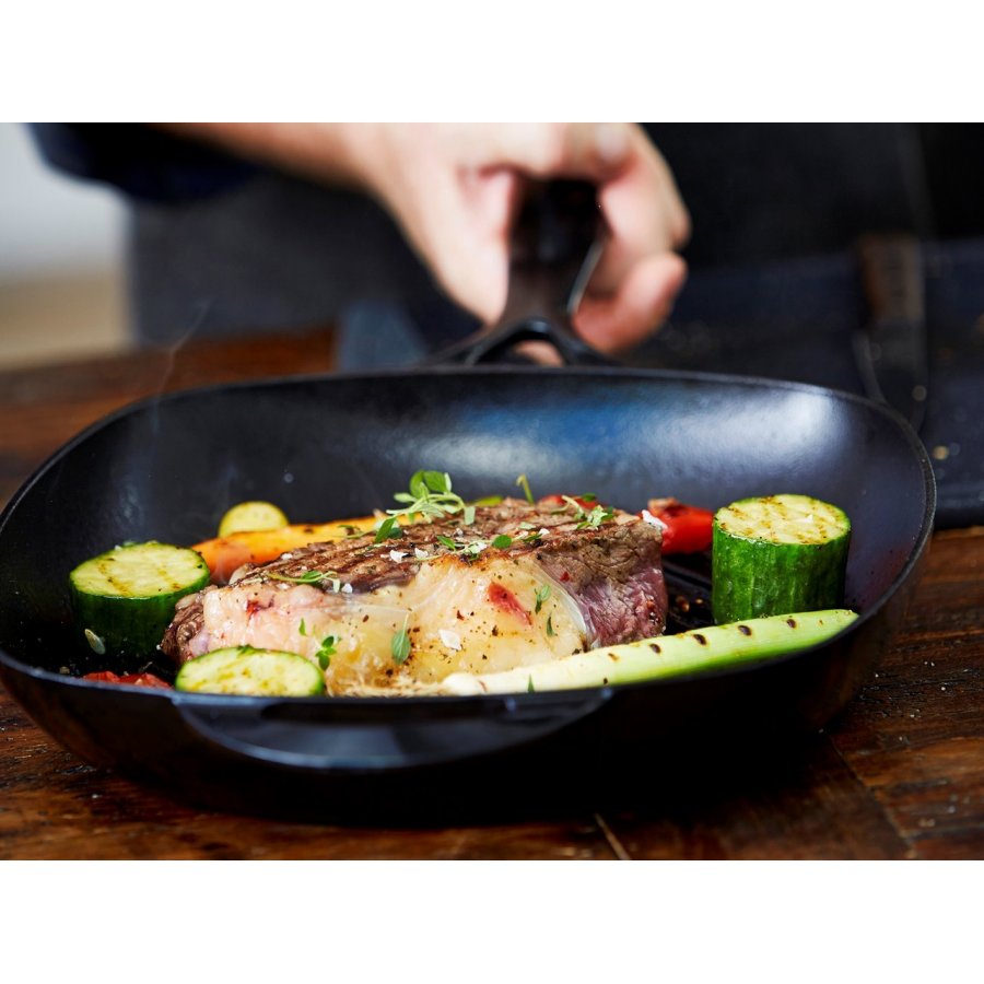 HOLM Grillpande 28x28 cm, Sort