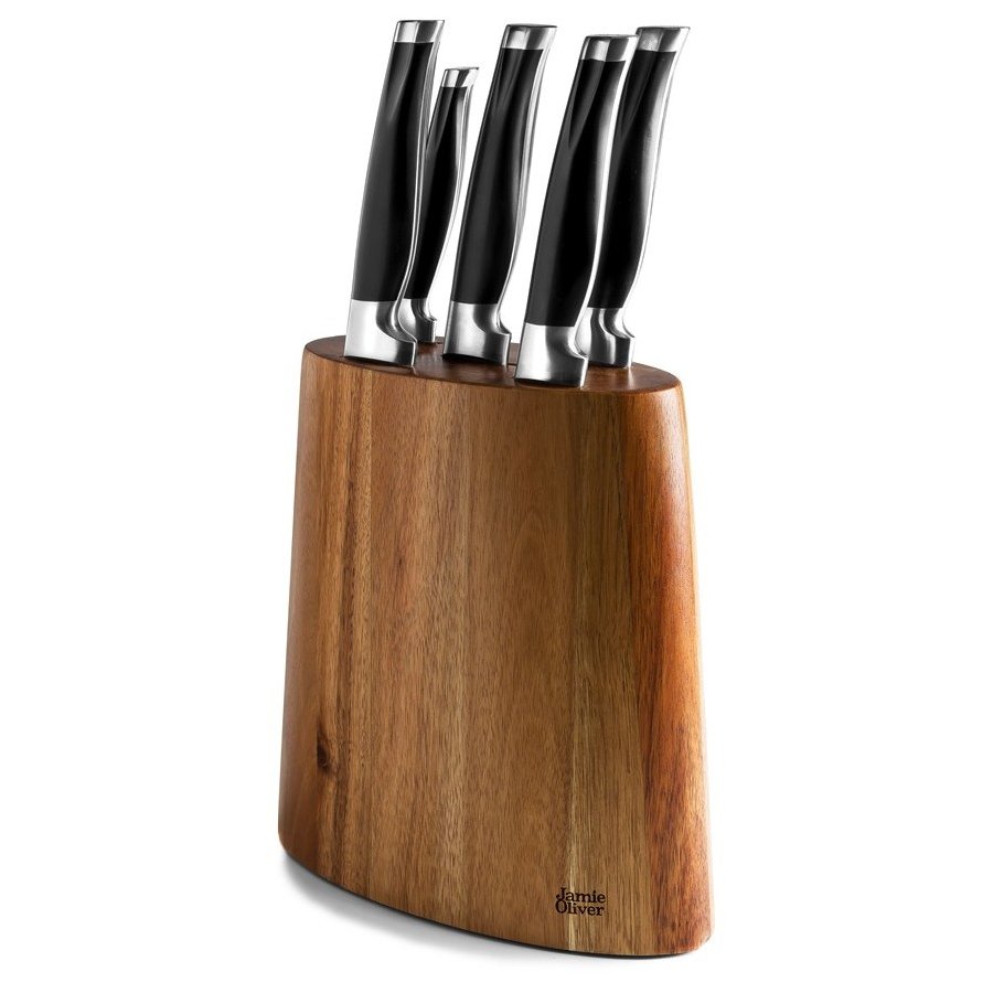Jamie Oliver Knivblok m. 5 Knive