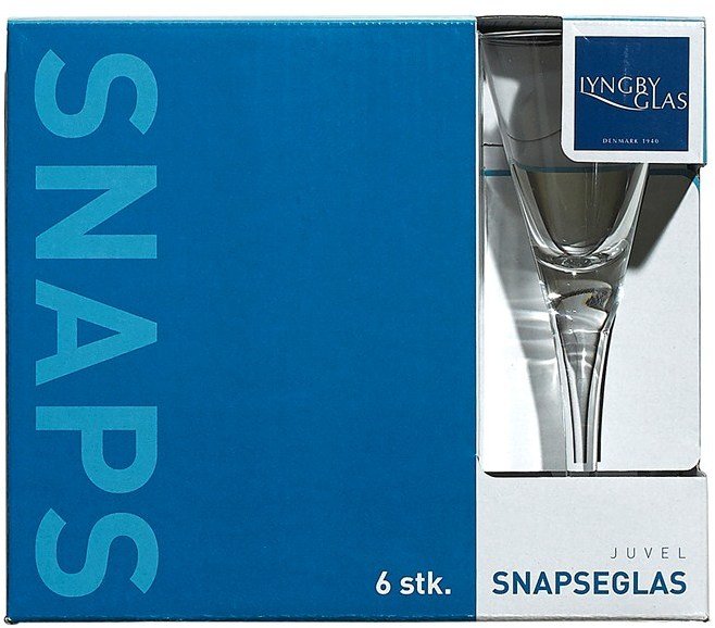 Lyngby Glas Juvel Snapseglas 6 stk. 6 cl