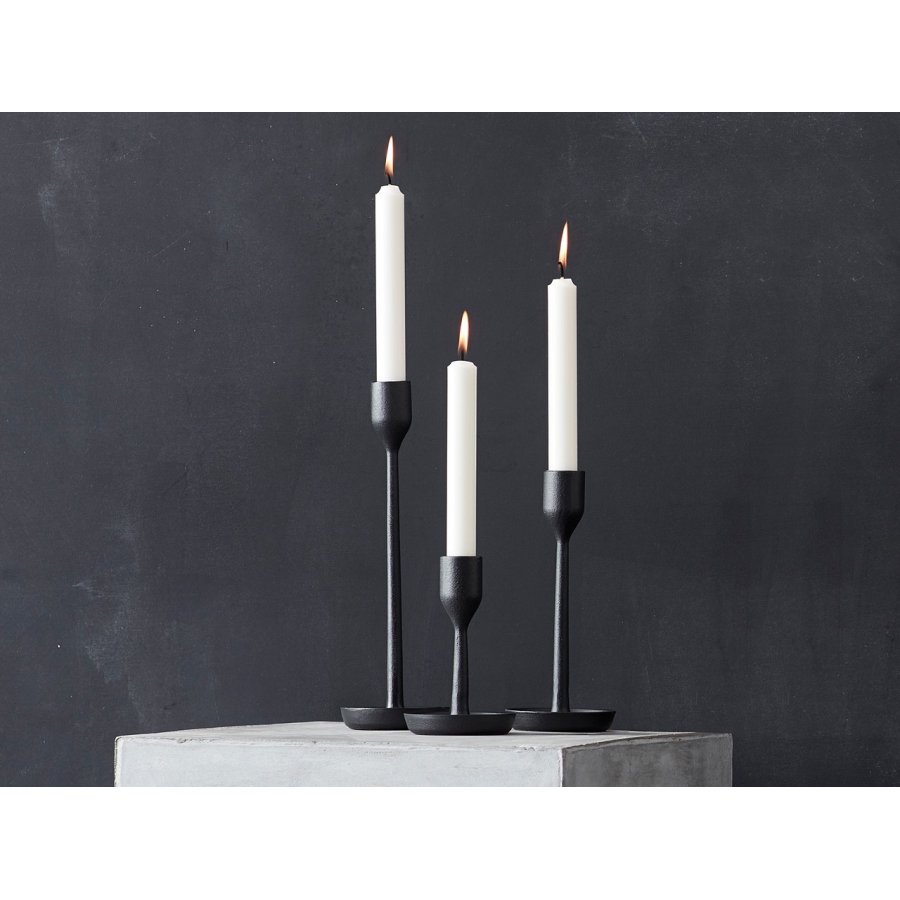 Nuance Column Lysestage  9 x 14 cm sort