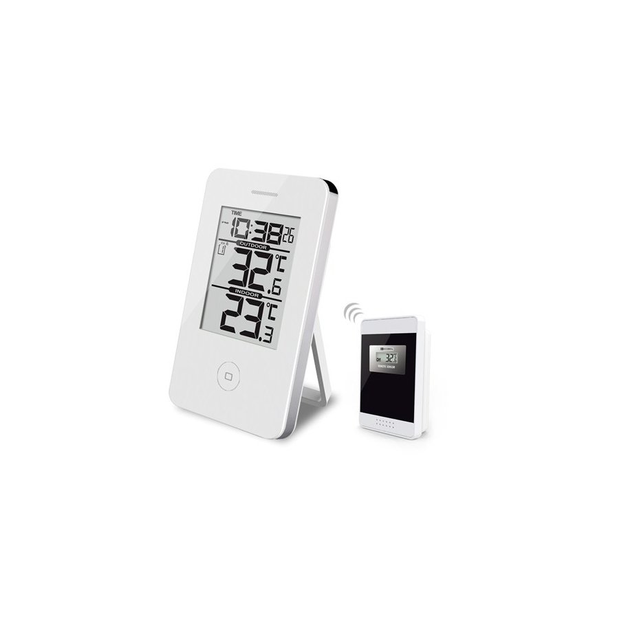 Plus Innen- und Auenthermometer Wireless Wei