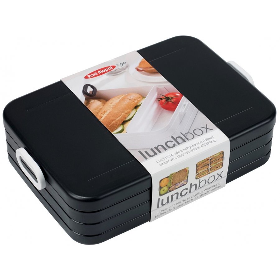 Mepal TAB Madkasse 24 x 17 x 6,5 cm, Sort