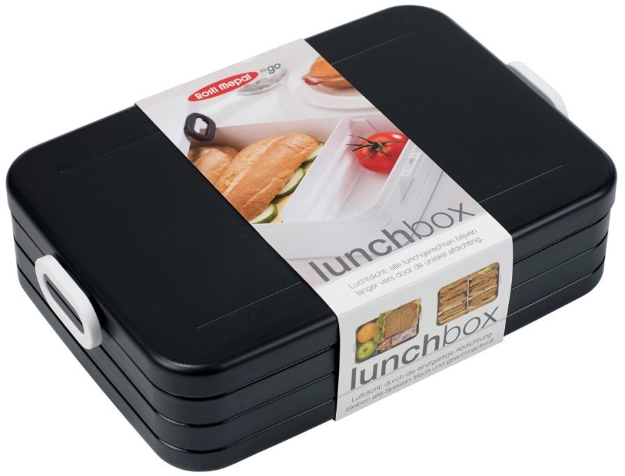 Mepal TAB Madkasse 24 x 17 x 6,5 cm, Sort