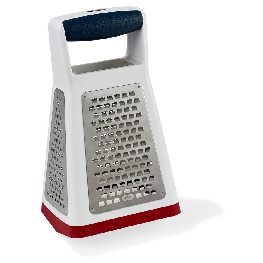 Zyliss tilt N Grate Rivejern, Hvid/Rd