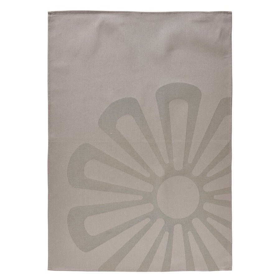 Zone Daisy Viskestykke 70x50cm, Taupe Brown