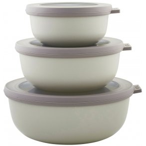 Mepal Cirqula Lav Skålesæt 3 stk, Nordic White
