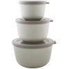 Mepal Cirqula Hohes Schssel-Set 2er Set, Nordic White