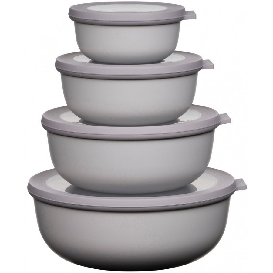 Mepal Cirqula Niedriges Schssel-Set 2er Set, Nordic White