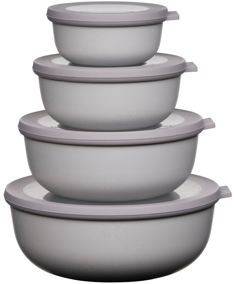 Mepal Cirqula Niedriges Schssel-Set 2er Set, Nordic White