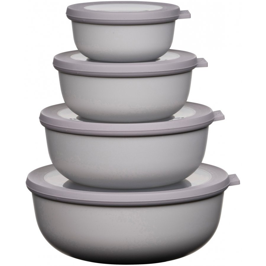 Mepal Cirqula Niedriges Schssel-Set 2er Set, Nordic White
