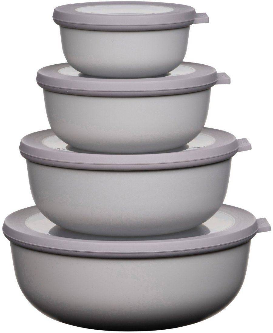 Mepal Cirqula Niedriges Schssel-Set 2er Set, Nordic White