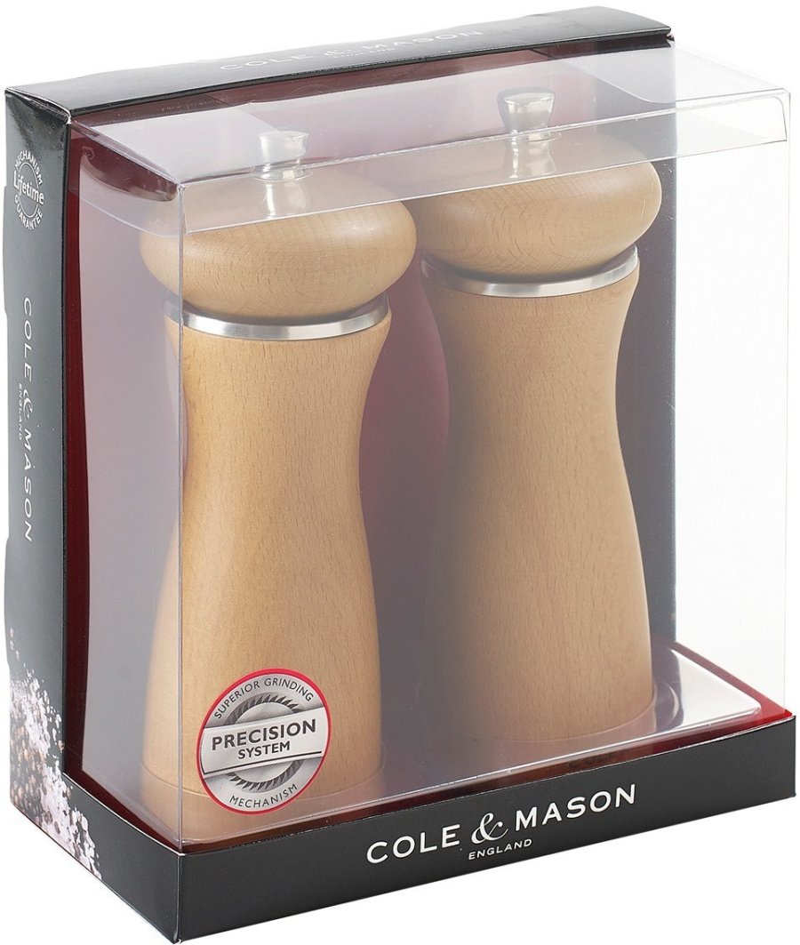 Cole & Mason Sherwood Salt & Peberkvrn, sandfarvet