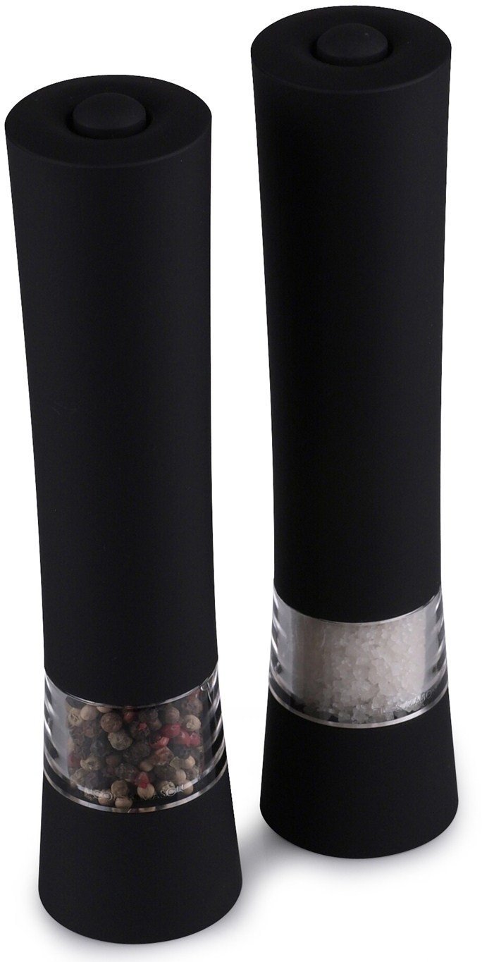 Cole & Mason elektrisk Salt & Peberkvrn 21cm, Sort