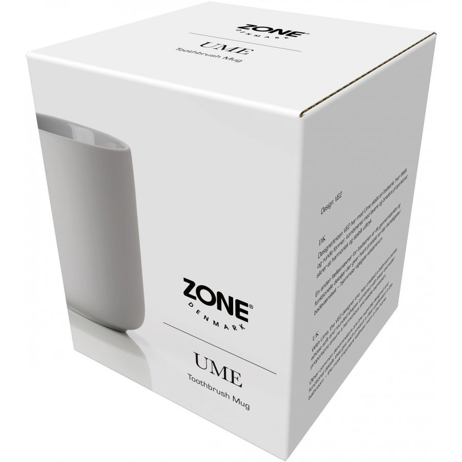 Zone Ume Zahnputzbecher, Soft Grey