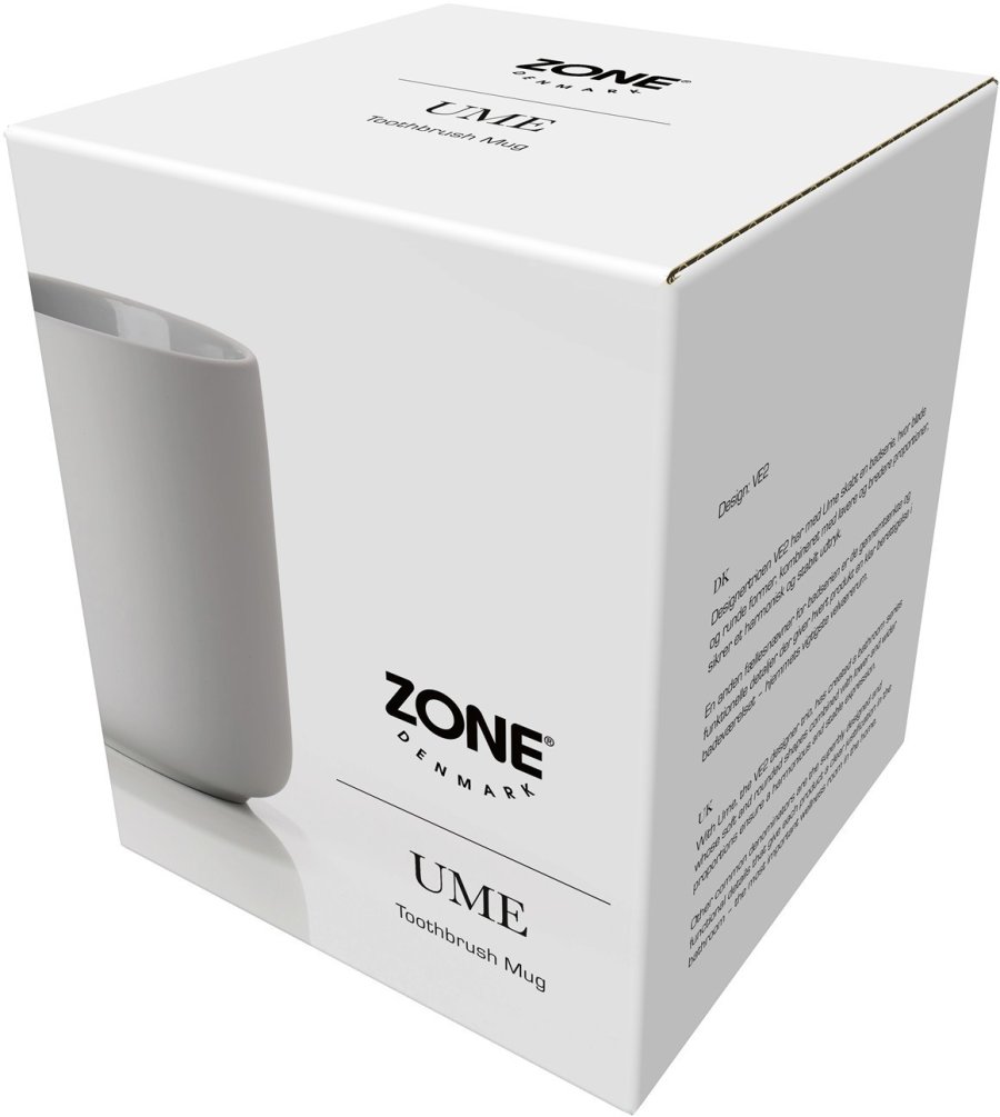 Zone Ume Zahnputzbecher, Soft Grey