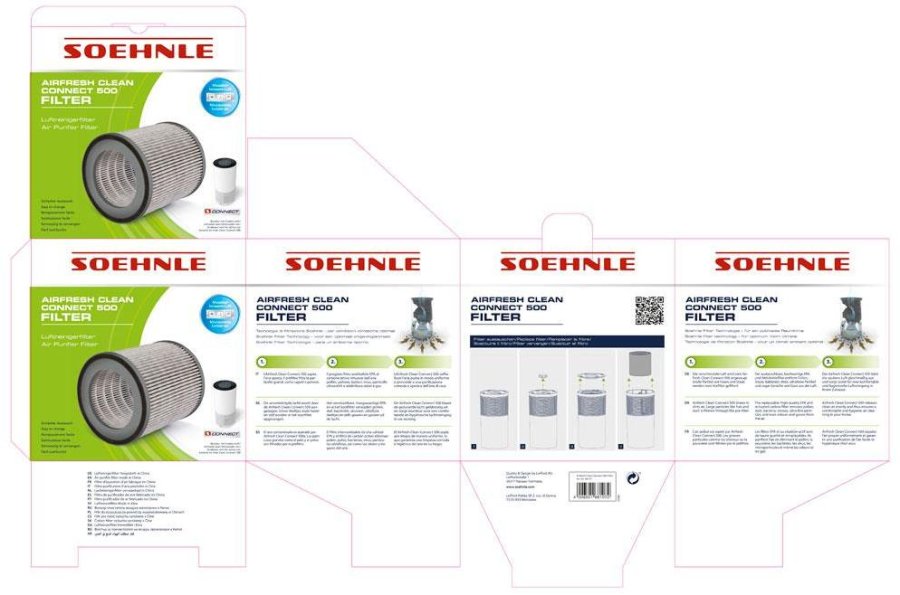 Soehnle Ersatzfilter Airfresh Clean Connect 500