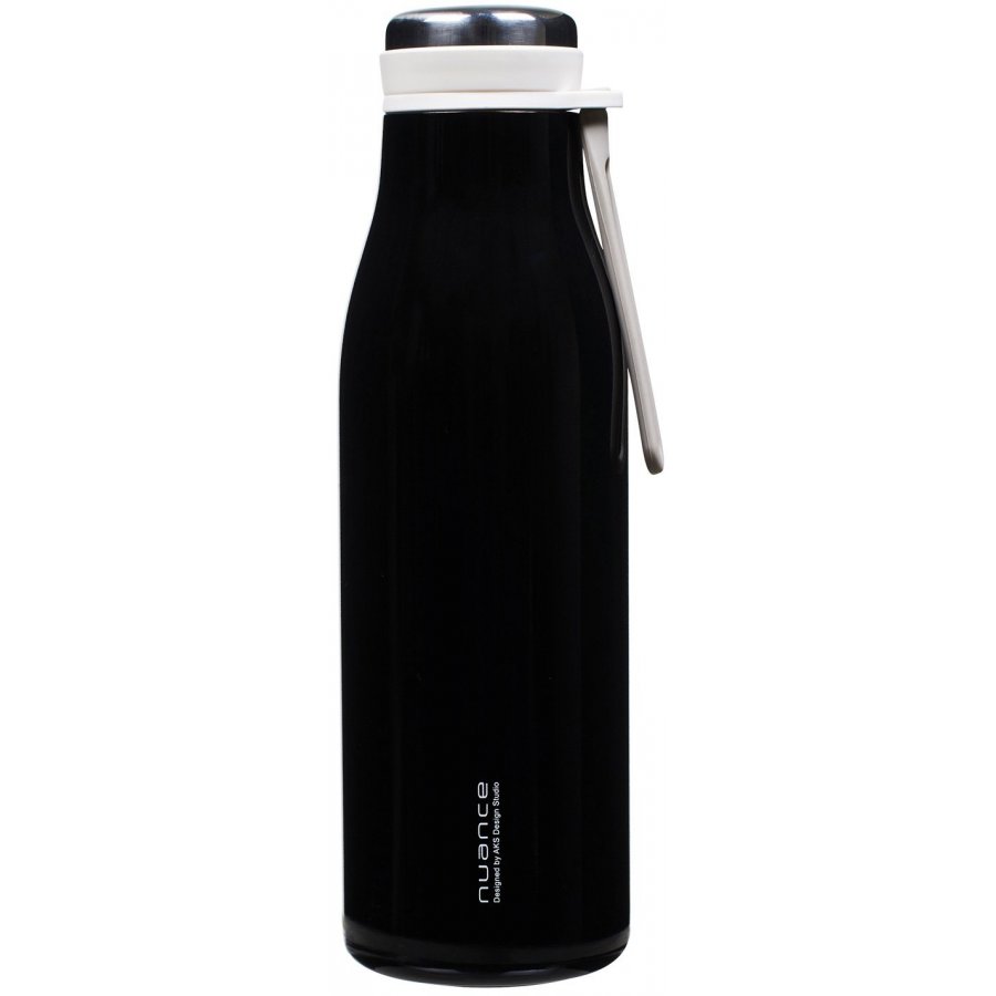 Nuance Termoflaske rem+drikkeindsats 500ml, Sort