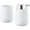 Zone Nova Sbedispenser og Tandbrstekrus, White