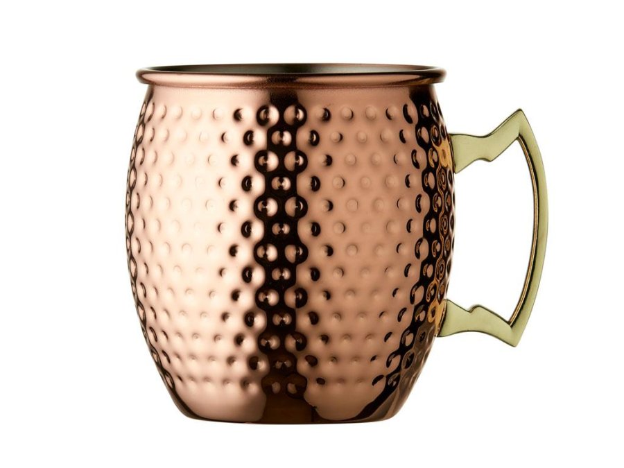 Lyngby Glas Moscow Krus Mule 0,5 L 2 stk, Kobber