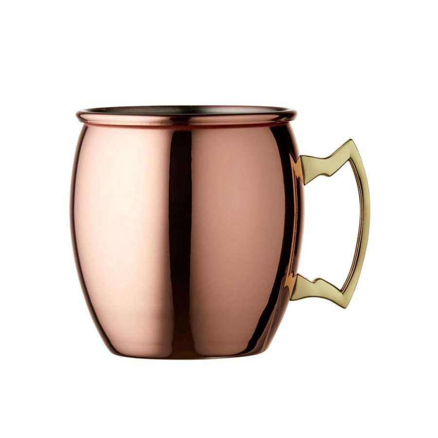 Lyngby Glas Moscow Krus Mule 0,5 L 2 stk, Kobber
