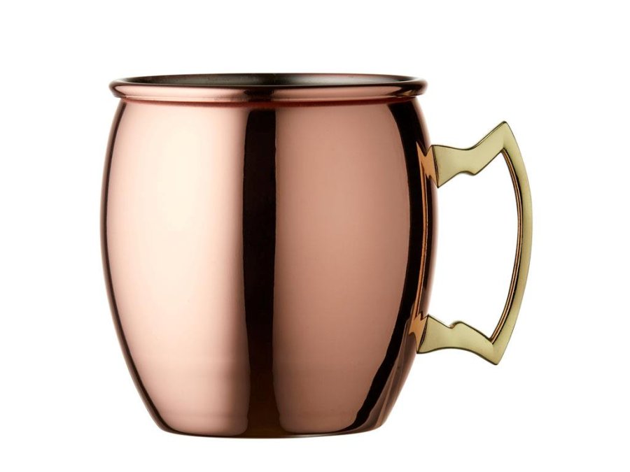 Lyngby Glas Moscow Krus Mule 0,5 L 2 stk, Kobber
