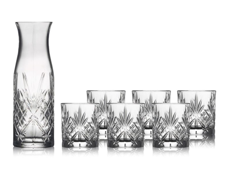 Lyngby Glas Melodia Karaffelst 7 dele