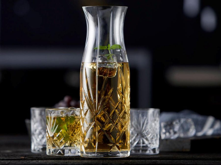 Lyngby Glas Melodia Karaffelst 7 dele