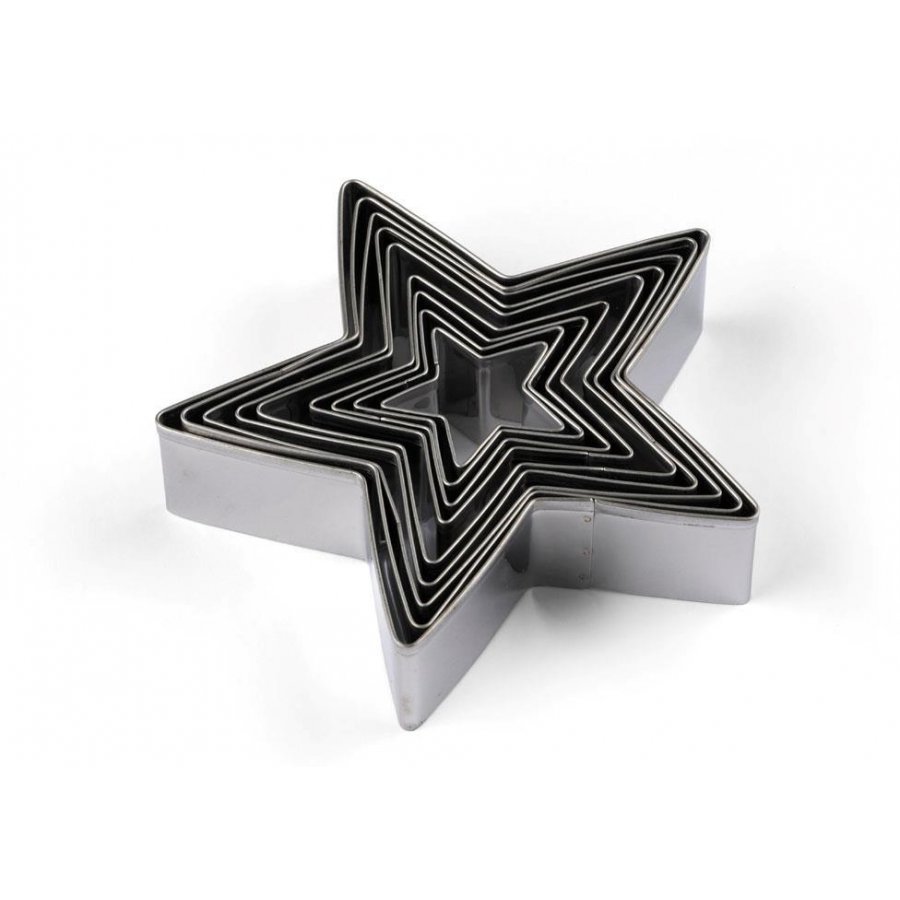 Blomsterbergs Udstikkers�t Stjerne 9 stk