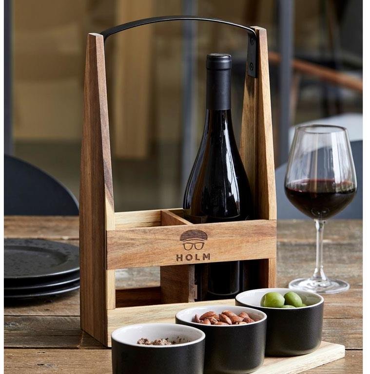 HOLM Vinholder 23x10x37 cm, Akacietr