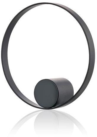 Zone Hooked on rings Krog 10cm, Black