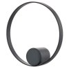 Zone Hooked on rings Krog 10cm, Black
