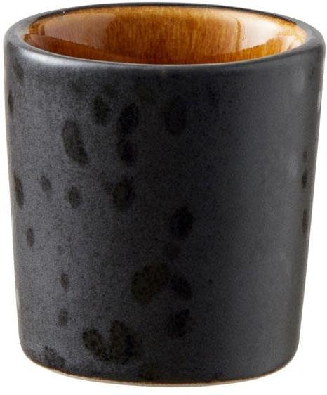 BITZ ggebger 4 stk, Sort amber/lysebl/lyserd/creme
