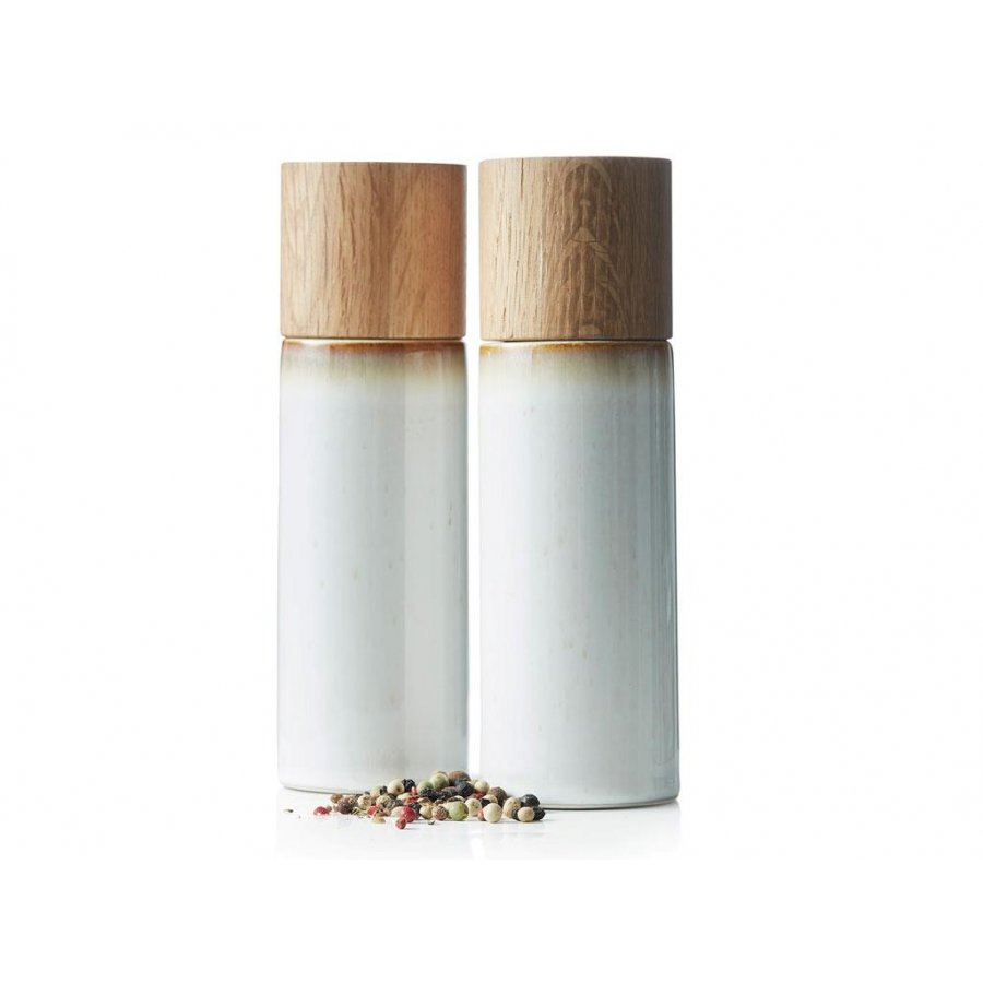 BITZ Salt & Peberkvrn 16,7 cm, creme