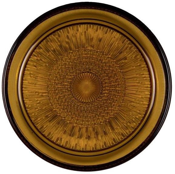 BITZ Kusintha Glastallerken 18cm, Amber
