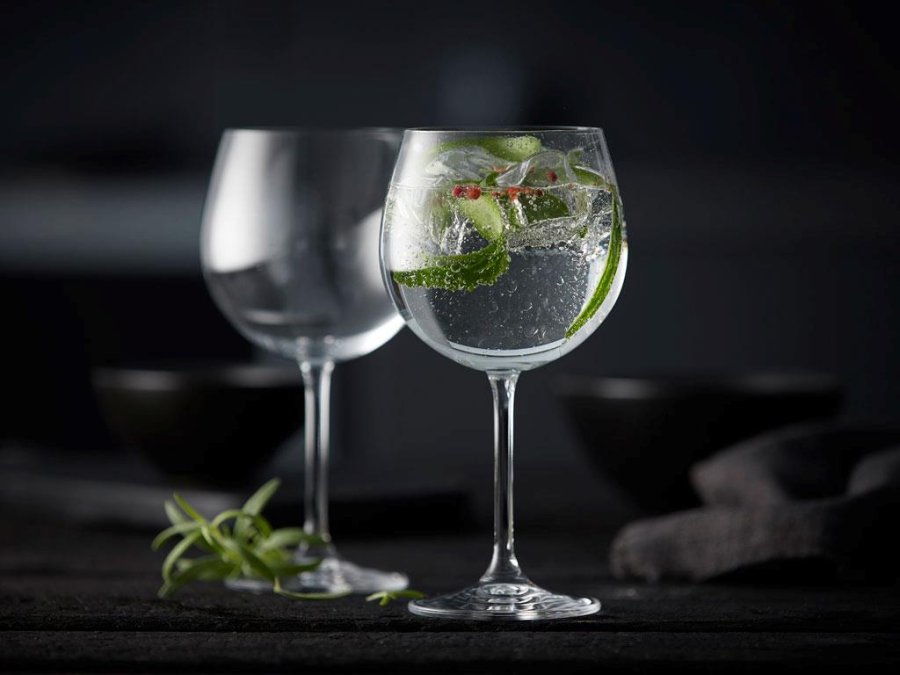 Lyngby Glas Juvel Gin & Tonic Glas 4er Set 57 cl