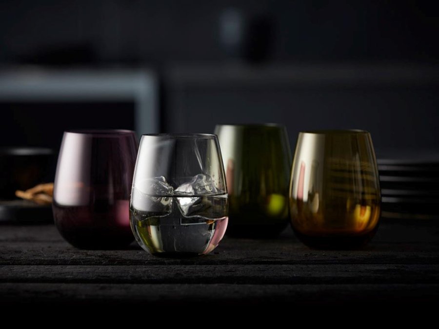 Lyngby Glas Juvel Tumbler 52cl 4stk, farvede