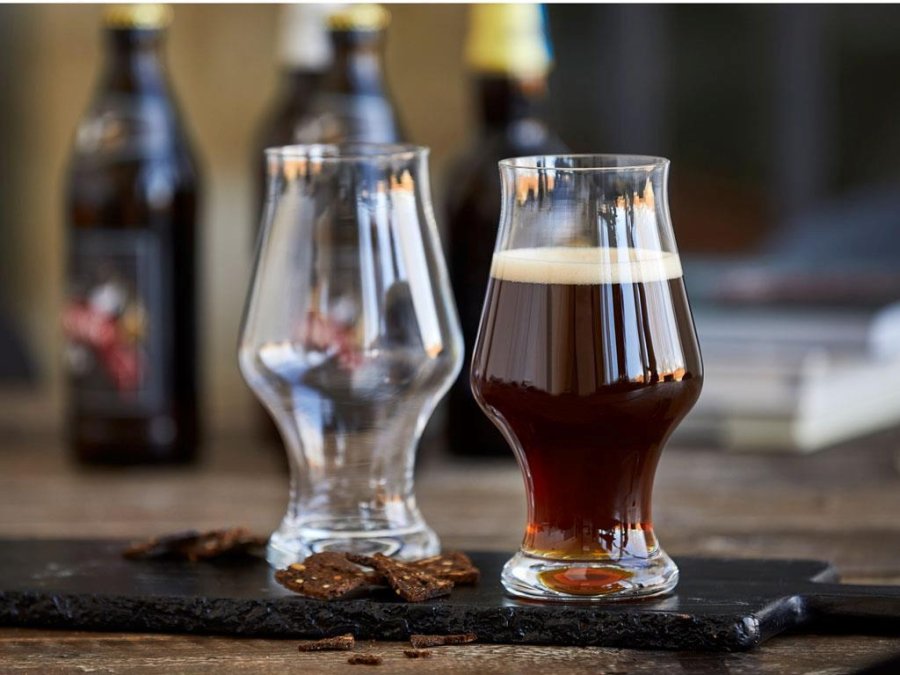 Lyngby Glas Krystal Dark beer lglas 4 stk 57 cl