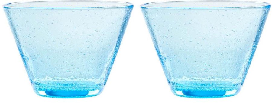 Lyngby Glas Skl 11,5cm 2 stk, bl