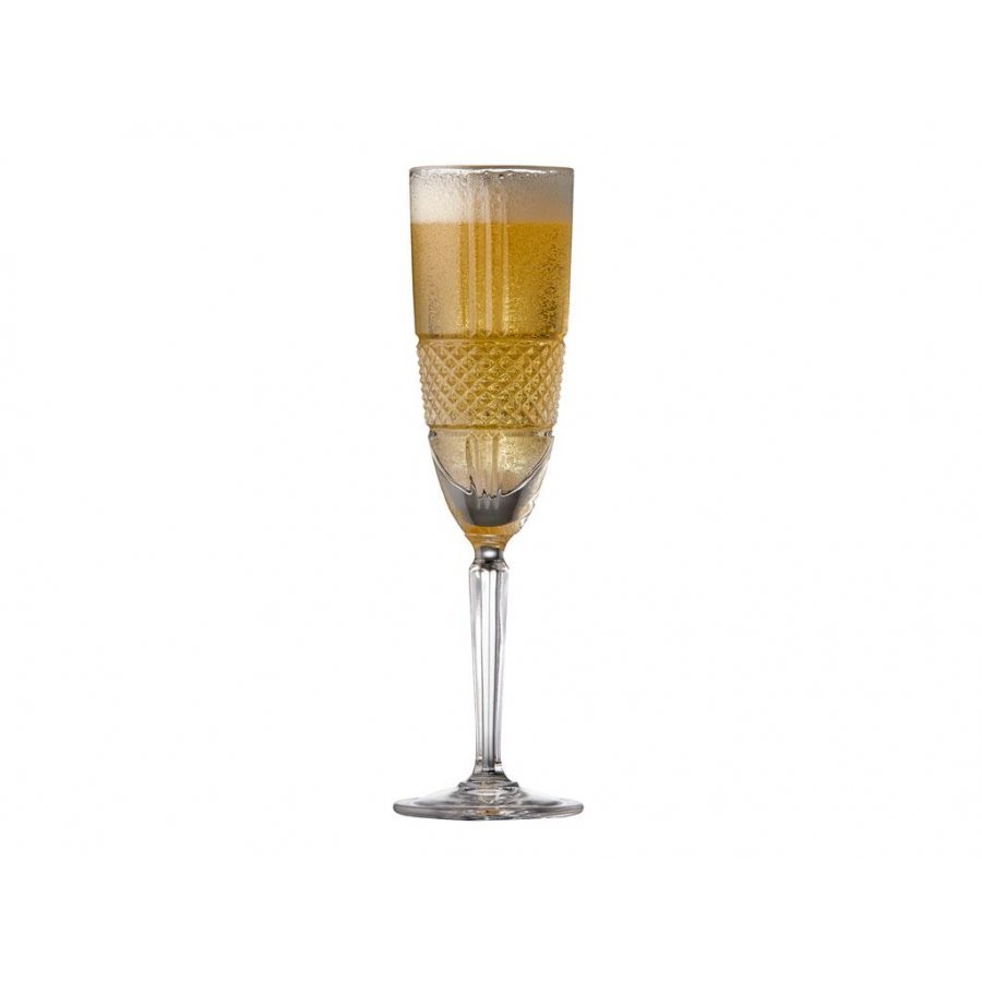 Lyngby Glas Brillante Champagneglas 4 stk 19 cl