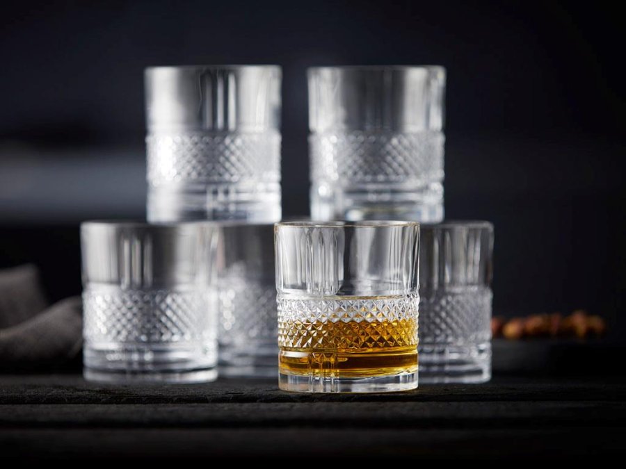 Lyngby Glas Brillante Whiskyglas 6 stk 34 cl