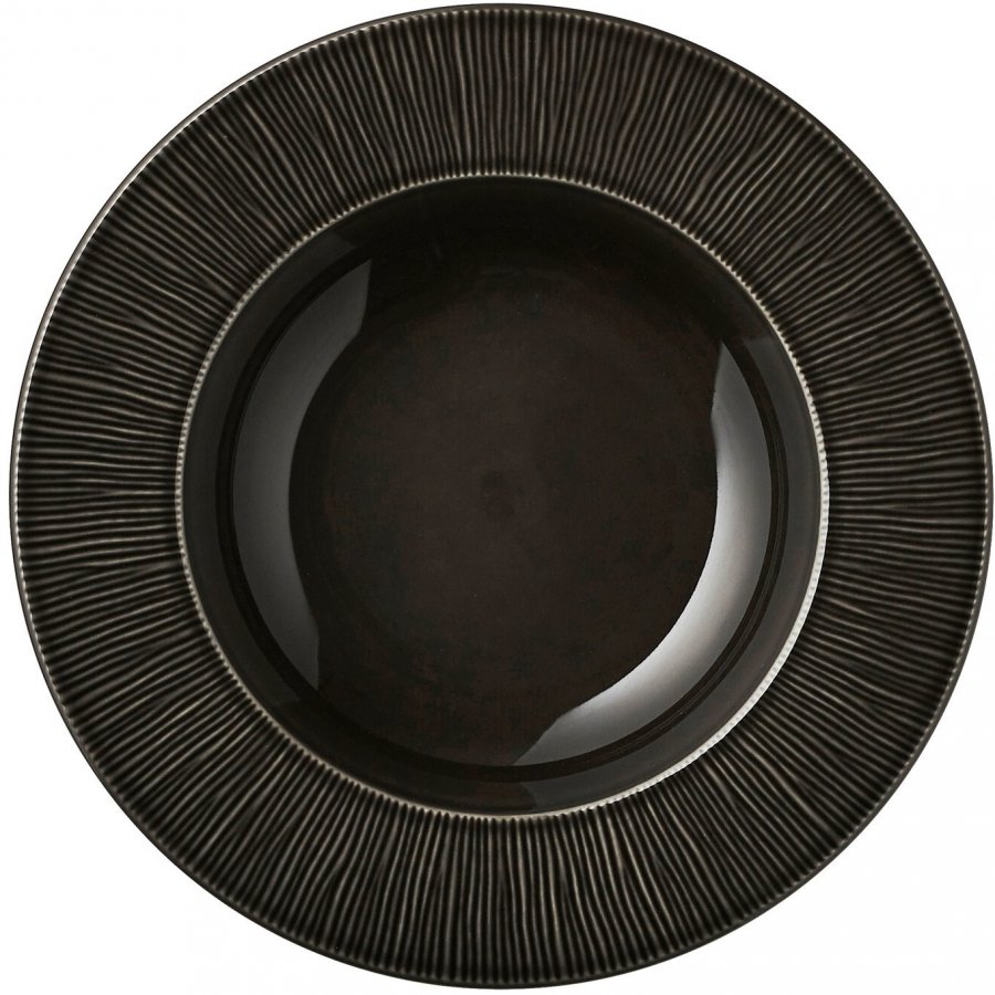 Colormix Dyb tallerken 23 cm, cool metal
