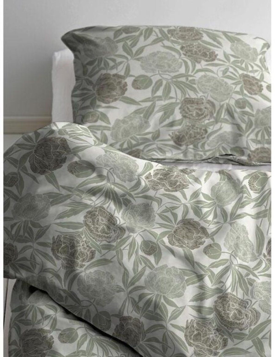 Södahl organic Tapestry Sengetj 140x200 cm, Tea green