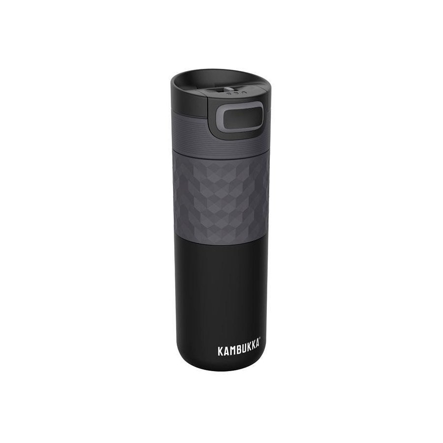 Kambukka Etna Grip Termoflaske 500 ml, Black Steel