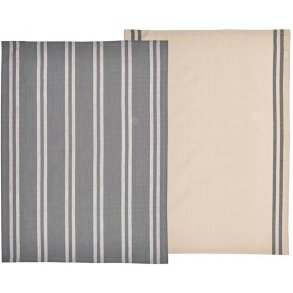 Södahl Soft Viskestykke 2 stk. 50x70 cm, Grå