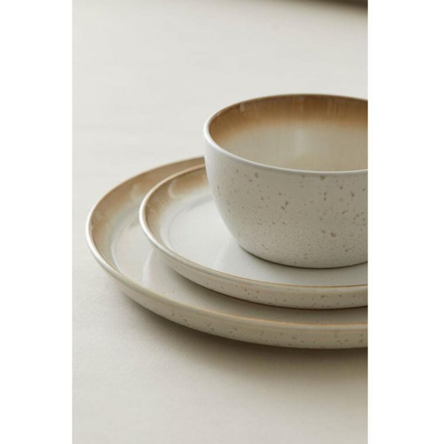 BITZ Tallerken Gastro 27 cm, Creme/creme