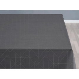 Södahl Organic Refined Damaskdug 160x220 cm, Grey