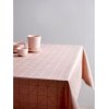 Södahl Organic Refined Damaskdug 140x370 cm, Pale Rose