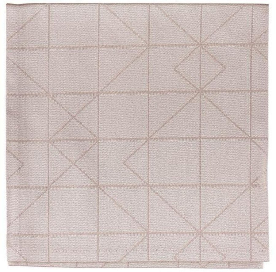 Södahl Organic Refined Damask Mundserviet 45x45 cm 4 stk, Pale Rose
