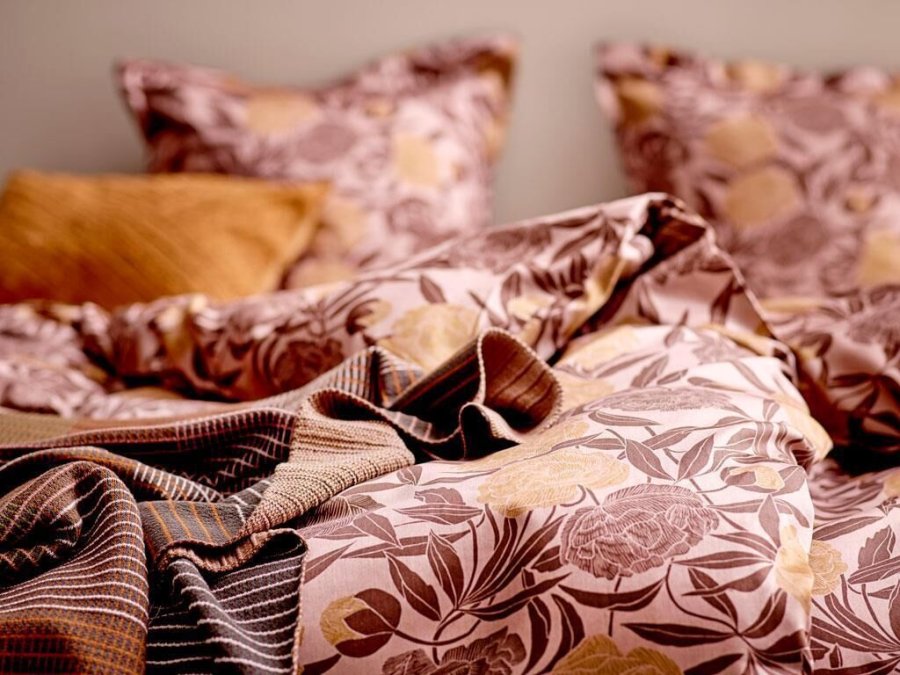 Södahl organic Tapestry Sengetøj 140x220cm, Maroon