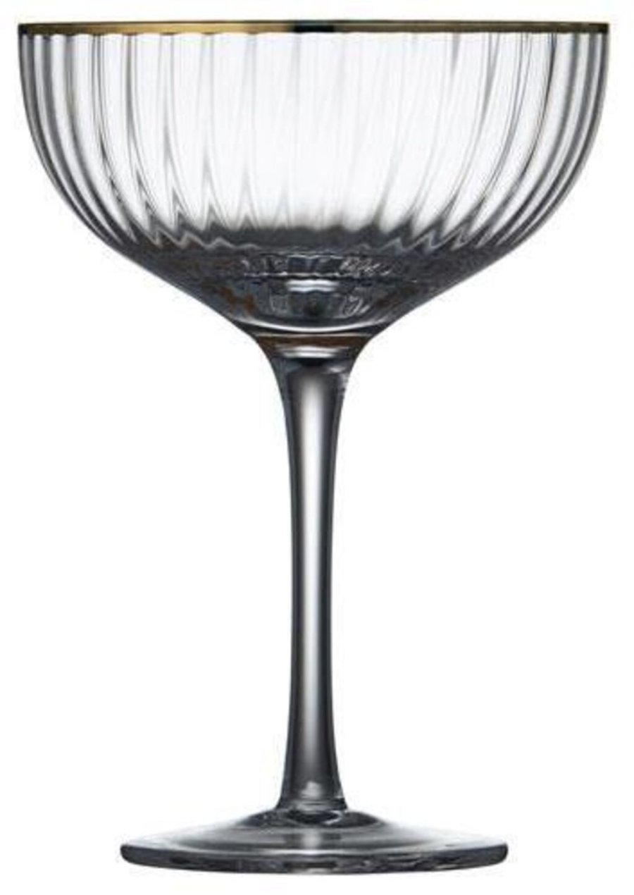 Lyngby Glas Palermo Gold Cocktailglas 31,5 cl 4 stk.